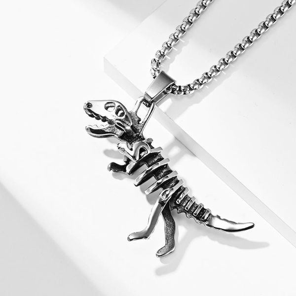 pendant necklaces ing harajuku personality retro metal tyrannosaurus rex skeleton necklace dinosaur, Silver
pendant necklaces ing harajuku personality retro metal tyrannosaurus rex skeleton necklace dinosaur, Silver
