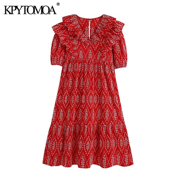 kpytomoa women chic fashion cutwork embroidery ruffles midi dress vintage v neck puff sleeves female dresses vestidos mujer 210303, Black;gray
kpytomoa women chic fashion cutwork embroidery ruffles midi dress vintage v neck puff sleeves female dresses vestidos mujer 210303, Black;gray