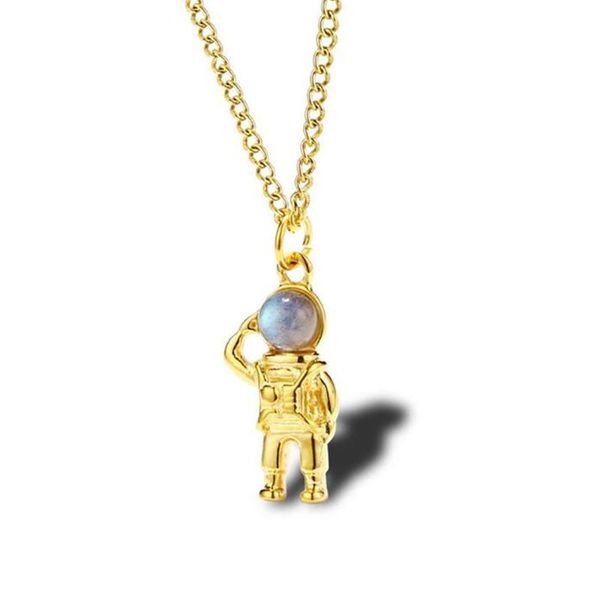 chains stainless steel gold astronaut men space hip hop street dance necklace jewelry gift for him with chain, Silver
chains stainless steel gold astronaut men space hip hop street dance necklace jewelry gift for him with chain, Silver