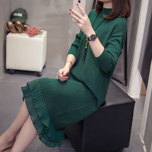 new fashion female size and winter sweater knitted shirt sectionwild quality li3y, Black;gray
new fashion female size and winter sweater knitted shirt sectionwild quality li3y, Black;gray