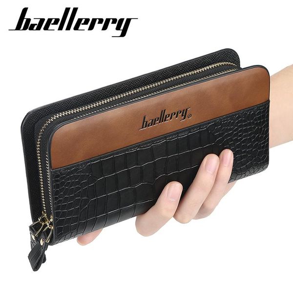 wallets 2021 men clutch crocodile pattern pu leather large capacity zipper wallet business solid male purses baellerry, Red;black
wallets 2021 men clutch crocodile pattern pu leather large capacity zipper wallet business solid male purses baellerry, Red;black