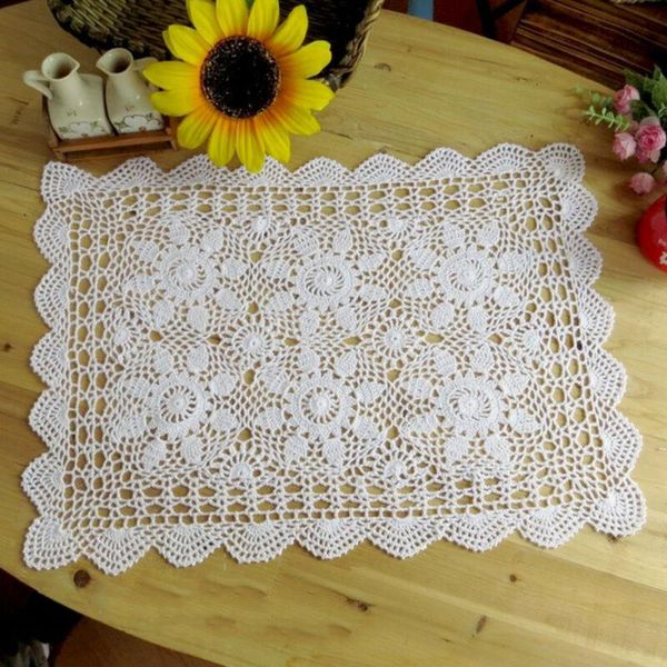 table cloth 40x60cm vintage rectangle cotton crochet mat kitchen dining kids placemat lace place doily cup mug
table cloth 40x60cm vintage rectangle cotton crochet mat kitchen dining kids placemat lace place doily cup mug