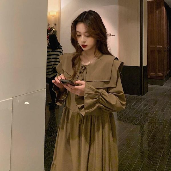 casual dresses party 2021 cotton knitted split long sleeve autumn neck elegant dress cc19 2, Black;gray
casual dresses party 2021 cotton knitted split long sleeve autumn neck elegant dress cc19 2, Black;gray