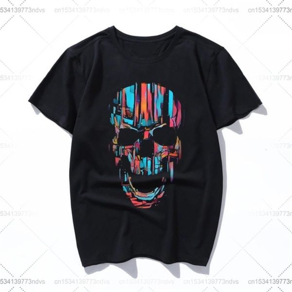 men's t-shirts skull art t shirt women t-shirt casual fun tee men plus size printed cotton short sleeve, White;black
men's t-shirts skull art t shirt women t-shirt casual fun tee men plus size printed cotton short sleeve, White;black