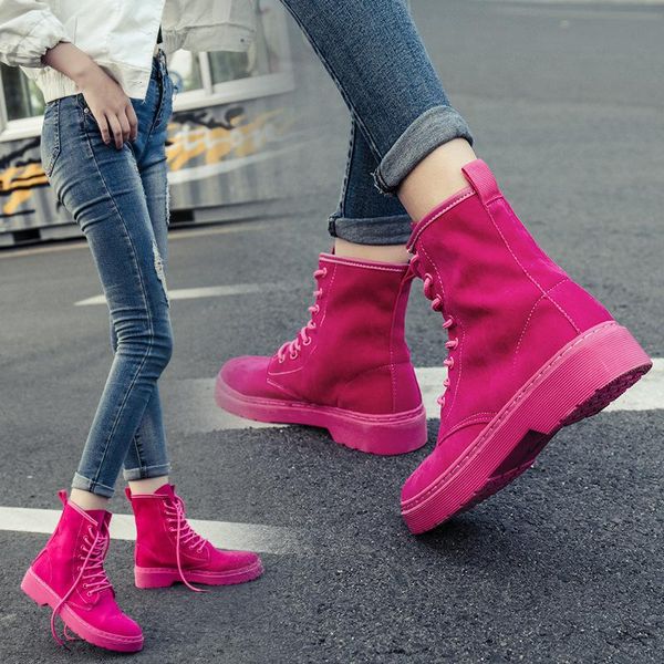 boots fashion pink ankle for women wedge increasing platform female shoes 2021 punk style suede leather lace up785, Black
boots fashion pink ankle for women wedge increasing platform female shoes 2021 punk style suede leather lace up785, Black