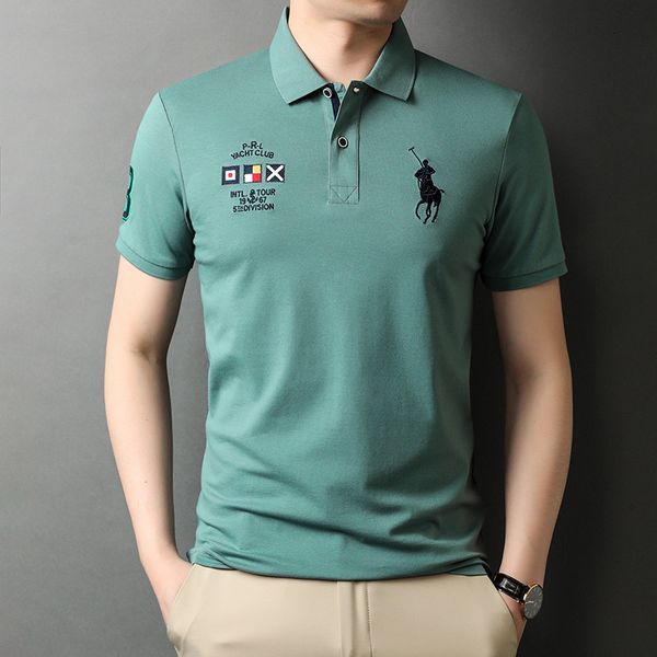 luxury t-shirts 2021 straight hair short t- busins lapel polo korean printing embroidery half sleeve men's shirt, Black
luxury t-shirts 2021 straight hair short t- busins lapel polo korean printing embroidery half sleeve men's shirt, Black