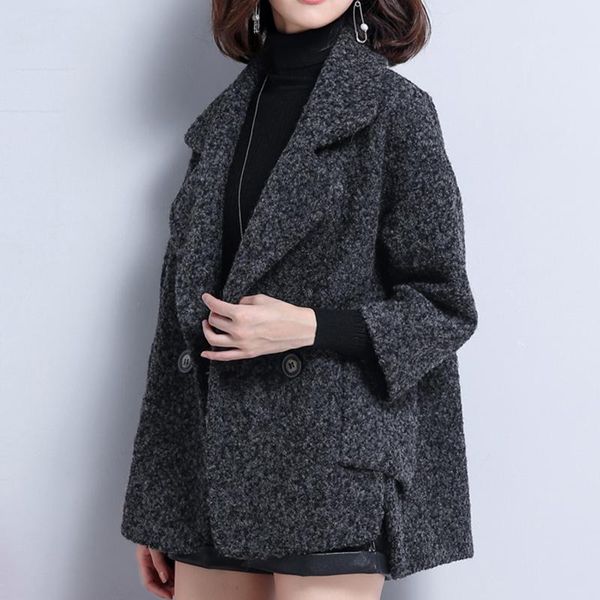 women's wool & blends kmetram coat female jacket woman spring 2021 korean woolen coats and jackets windbreaker chaqueta mujer my2603, Black
women's wool & blends kmetram coat female jacket woman spring 2021 korean woolen coats and jackets windbreaker chaqueta mujer my2603, Black