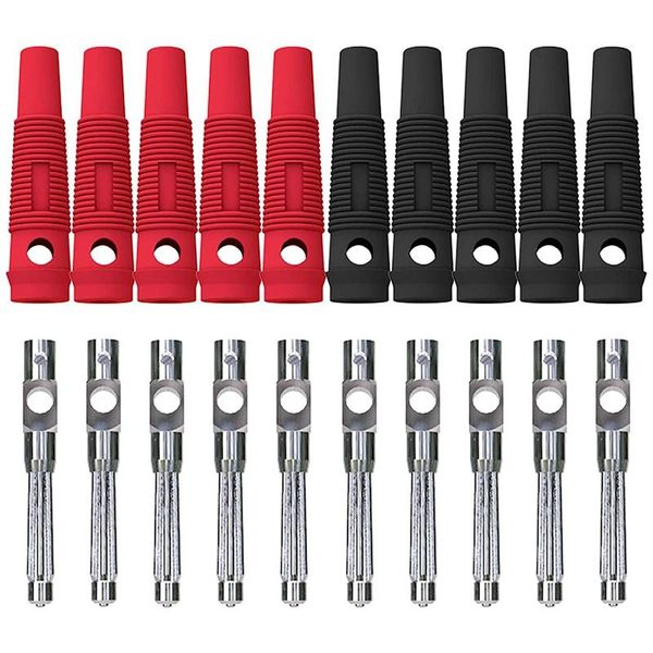 smart power plugs 4mm high current banana stackable 32a screw type solderless connector adapter
smart power plugs 4mm high current banana stackable 32a screw type solderless connector adapter