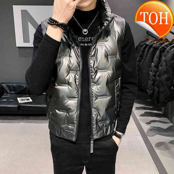 autumn/winter mens selling vest new down jacket warm male casual waistcoat sleeveless coat stand collar black grey 3xl
autumn/winter mens selling vest new down jacket warm male casual waistcoat sleeveless coat stand collar black grey 3xl