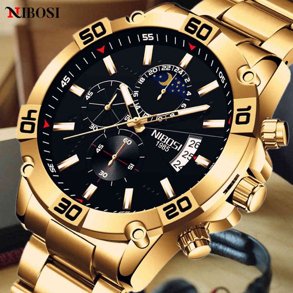 watches nibosi men brand luxury sport wristwatch for waterproof fashion golden business male clock relogio masculino, Slivery;brown
watches nibosi men brand luxury sport wristwatch for waterproof fashion golden business male clock relogio masculino, Slivery;brown