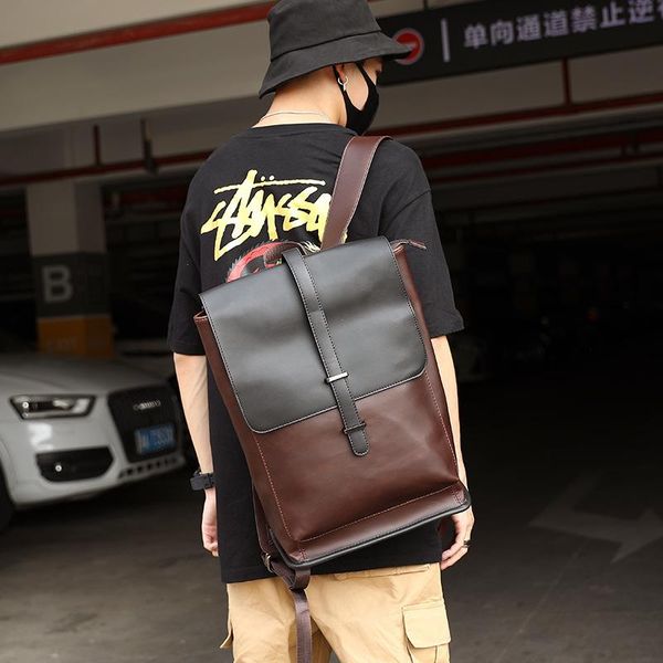 backpack vintage crazy horse leather bag convenience neutral korean outdoor travel bags shoulders fashion pu men's student
backpack vintage crazy horse leather bag convenience neutral korean outdoor travel bags shoulders fashion pu men's student