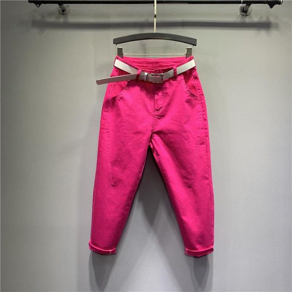 women's jeans candy-colored pants radish 2021 summer fashion high waist casual harem denim women ankle-length stretch, Blue
women's jeans candy-colored pants radish 2021 summer fashion high waist casual harem denim women ankle-length stretch, Blue