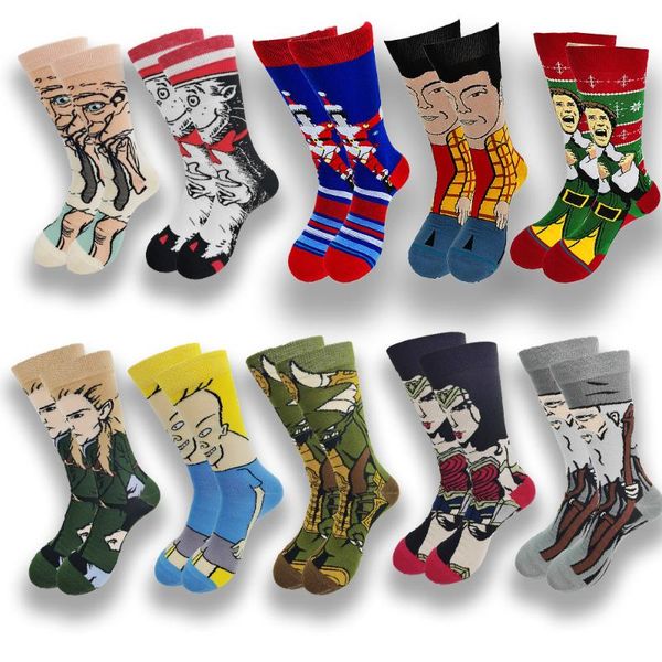 a pair of men's socks creative cartoon anime funny keep warm in winter socks movies comfortable happy skateboard, Black
a pair of men's socks creative cartoon anime funny keep warm in winter socks movies comfortable happy skateboard, Black