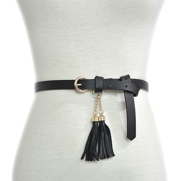 new tassel women's thin belt fashion leisure pin buckle decoration imitation leather thin belt, Black;brown
new tassel women's thin belt fashion leisure pin buckle decoration imitation leather thin belt, Black;brown