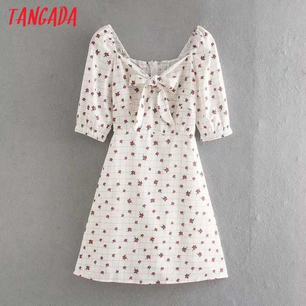 tangada fashion women rose print bow dress half sleeve back zipper vintage casual ladies mini dress 3d21 210609, Black;gray
tangada fashion women rose print bow dress half sleeve back zipper vintage casual ladies mini dress 3d21 210609, Black;gray