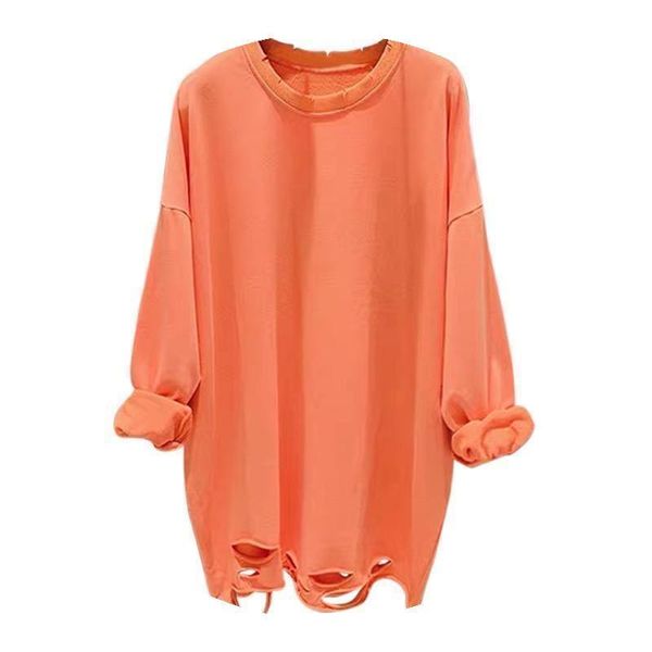 women's t-shirt 2021 spring autumn long sleeved hole women t shirt casual loose girls pink pullover clothing, White
women's t-shirt 2021 spring autumn long sleeved hole women t shirt casual loose girls pink pullover clothing, White