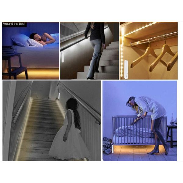 1pc motion sensor led lights kitchen closet stairs wardrobe night security strip lamp
1pc motion sensor led lights kitchen closet stairs wardrobe night security strip lamp