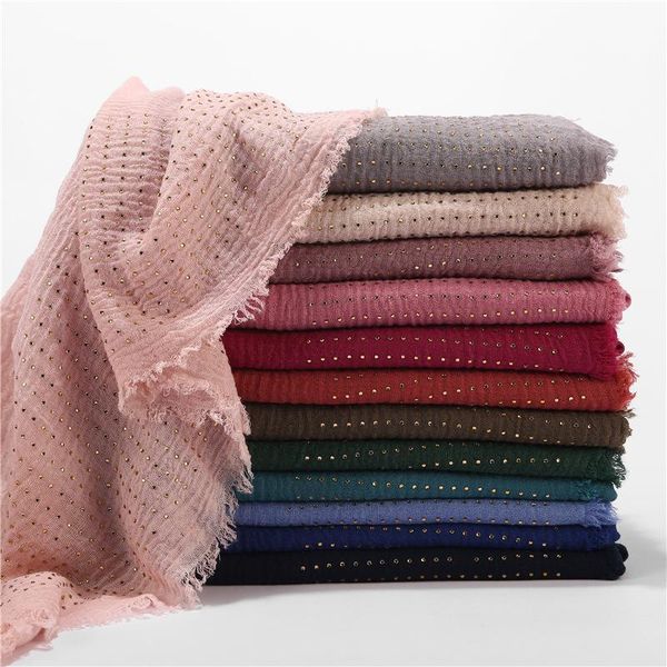 scarves womens solid color wrinkle crinkle muslim plain cotton hijab scarf ladies rhinestone crystal shimmer glitter 2021, Blue;gray
scarves womens solid color wrinkle crinkle muslim plain cotton hijab scarf ladies rhinestone crystal shimmer glitter 2021, Blue;gray