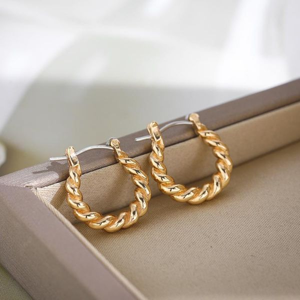 hoop & huggie classic twist metal geometric round earrings for women distortion interweave gold small circle fashion jewelry, Golden;silver
hoop & huggie classic twist metal geometric round earrings for women distortion interweave gold small circle fashion jewelry, Golden;silver