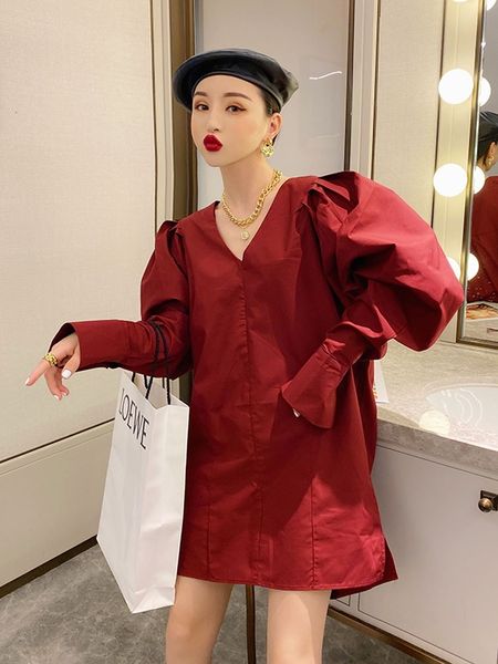 new women's design fashion 2021 spring medium length v-neck loose sleeve long shirt l32w, White;black
new women's design fashion 2021 spring medium length v-neck loose sleeve long shirt l32w, White;black