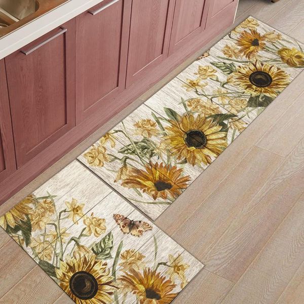 cushion/decorative pillow 2pcs/set anti-slip kitchen carpet doormat sunflower rustic garden floor mat hallway portch rug indoor door mats
cushion/decorative pillow 2pcs/set anti-slip kitchen carpet doormat sunflower rustic garden floor mat hallway portch rug indoor door mats