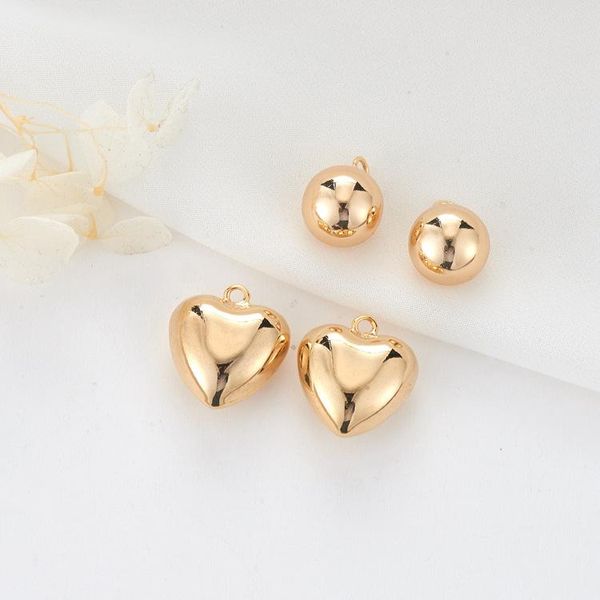 charms 10pcs/lot fashion brass metal stereoscopic love heart and circle bead pendant diy accessories for jewelry making, Bronze;silver
charms 10pcs/lot fashion brass metal stereoscopic love heart and circle bead pendant diy accessories for jewelry making, Bronze;silver