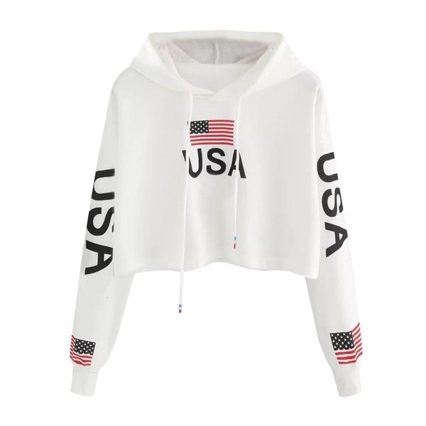 american flag usa letters print hoodie women autumn harajuku casual short sweatshirt white drawstring hooded pullover #y3, Black
american flag usa letters print hoodie women autumn harajuku casual short sweatshirt white drawstring hooded pullover #y3, Black