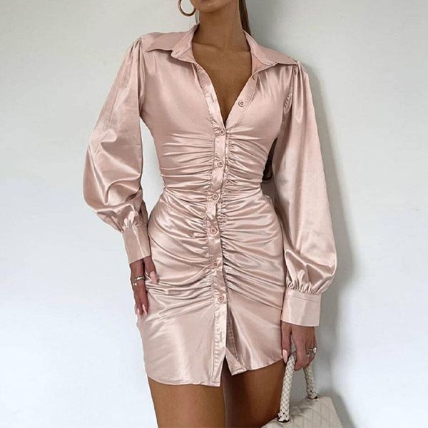 casual dresses seasons long puff sleeve neck satin pleated mini dress 2021 autumn winter women solid party elegant asdr83923, Black;gray
casual dresses seasons long puff sleeve neck satin pleated mini dress 2021 autumn winter women solid party elegant asdr83923, Black;gray