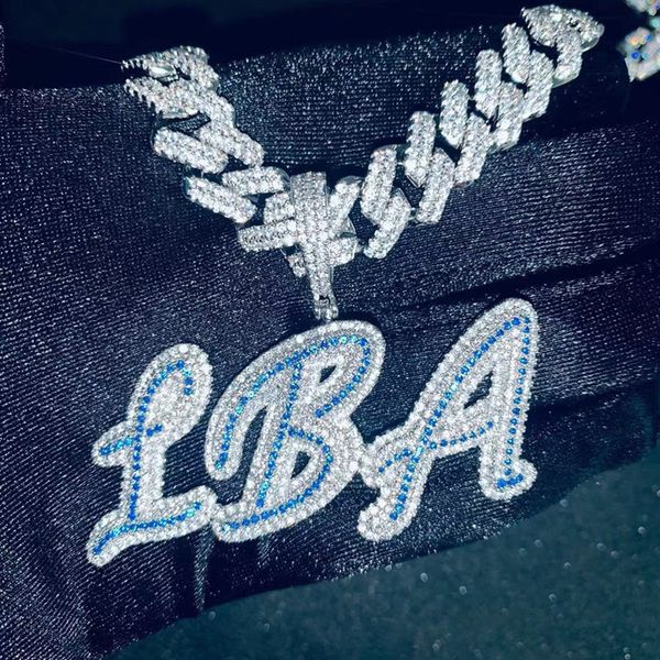 gold silver color bling clear blue diamond cz cursive letter custom name pendant necklace for women men with 3mm 24inch rope chain
gold silver color bling clear blue diamond cz cursive letter custom name pendant necklace for women men with 3mm 24inch rope chain