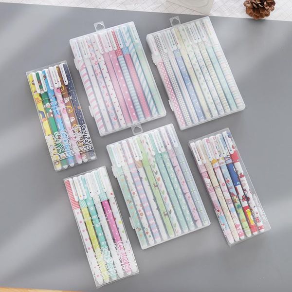 gel pens 6/10 pack korean style colored 0.5mm needle tip kawaii stationery student writing tool office & school pen
gel pens 6/10 pack korean style colored 0.5mm needle tip kawaii stationery student writing tool office & school pen