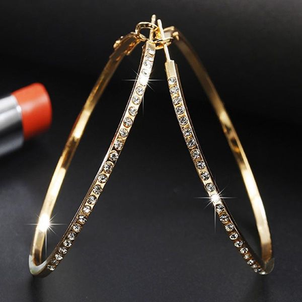 hoop & huggie fashion rhinestone large circle earrings big silver color crystal round for women jewelry, Golden;silver
hoop & huggie fashion rhinestone large circle earrings big silver color crystal round for women jewelry, Golden;silver