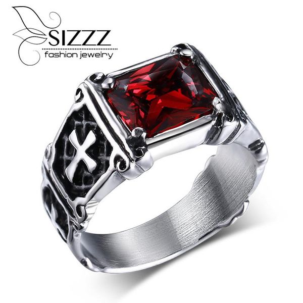 wedding rings sizzz big red/black stone for men rock punk ring jewelry birthday gift, Slivery;golden
wedding rings sizzz big red/black stone for men rock punk ring jewelry birthday gift, Slivery;golden