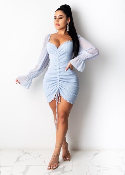 casual dresses 2021 printing deep v neck long flare sleeve drawstring women's summer dress slim beach leisure vacation outfits streetwe, Black;gray
casual dresses 2021 printing deep v neck long flare sleeve drawstring women's summer dress slim beach leisure vacation outfits streetwe, Black;gray