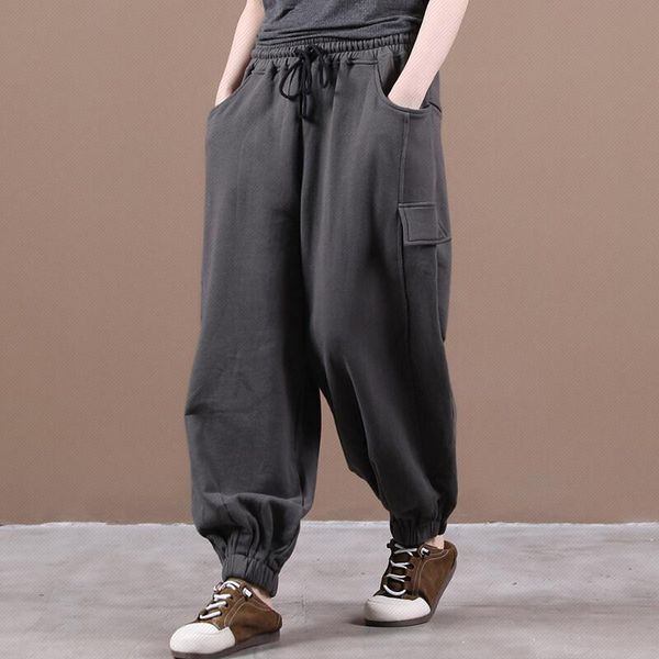 women's pants & capris big size harem women 2021 spring autumn solid color pockets elastic waist casual fashion korean trousers female, Black;white
women's pants & capris big size harem women 2021 spring autumn solid color pockets elastic waist casual fashion korean trousers female, Black;white