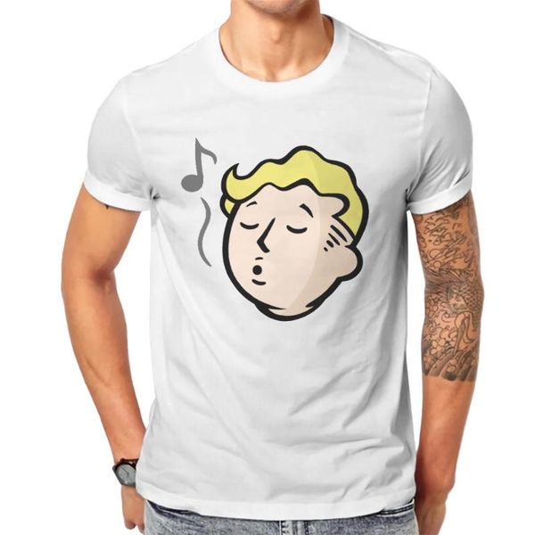 men's t-shirts fallout dweller game creative tshirt for men vault boy whistling round collar pure cotton t shirt gift clothes streetwea, White;black 
men's t-shirts fallout dweller game creative tshirt for men vault boy whistling round collar pure cotton t shirt gift clothes streetwea, White;black
