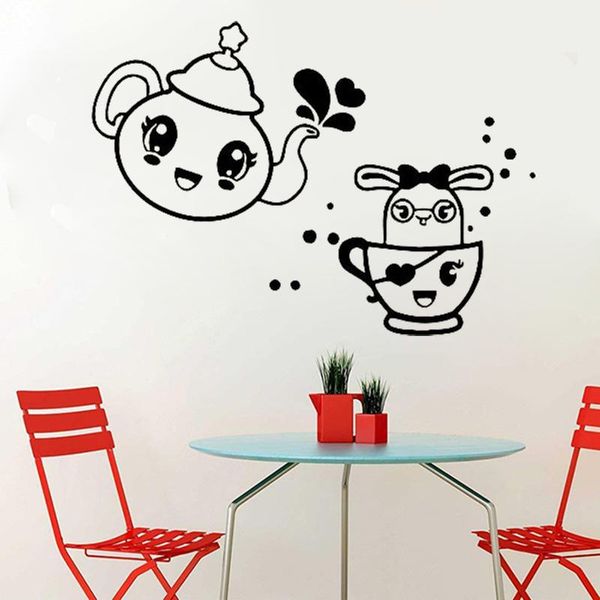 wall stickers decal kitchen funny teapot cup tea sticker for restaurant home decor mural removable art c419
wall stickers decal kitchen funny teapot cup tea sticker for restaurant home decor mural removable art c419
