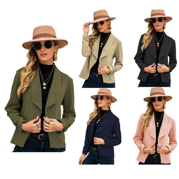 fashion women's blazers long sleeve solid color blazer slim coat office lady bussiness wear woman clothes ladies coats, White;black
fashion women's blazers long sleeve solid color blazer slim coat office lady bussiness wear woman clothes ladies coats, White;black