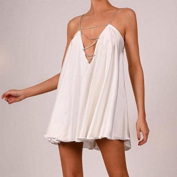 casual dresses 2021 low back swing dress with iridescent crystal straps and celebrity party neckline club u4u8, Black;gray
casual dresses 2021 low back swing dress with iridescent crystal straps and celebrity party neckline club u4u8, Black;gray