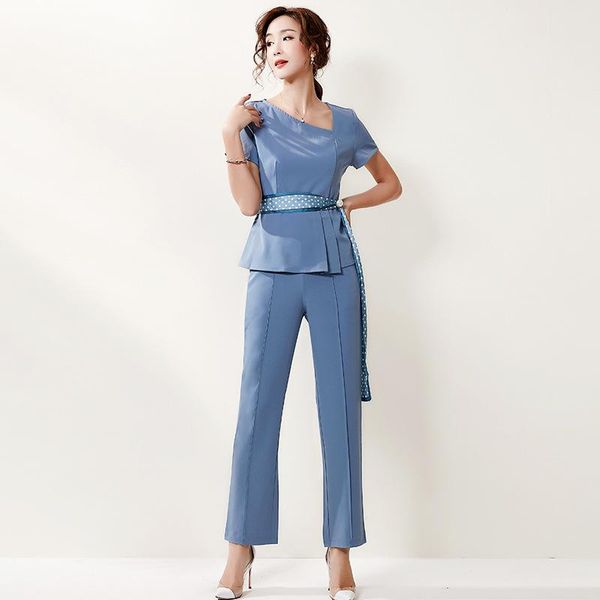 women's two piece pants 2 set women sets designer clothes short sleeve long outfits womens with waist ribbon for decoration, White
women's two piece pants 2 set women sets designer clothes short sleeve long outfits womens with waist ribbon for decoration, White