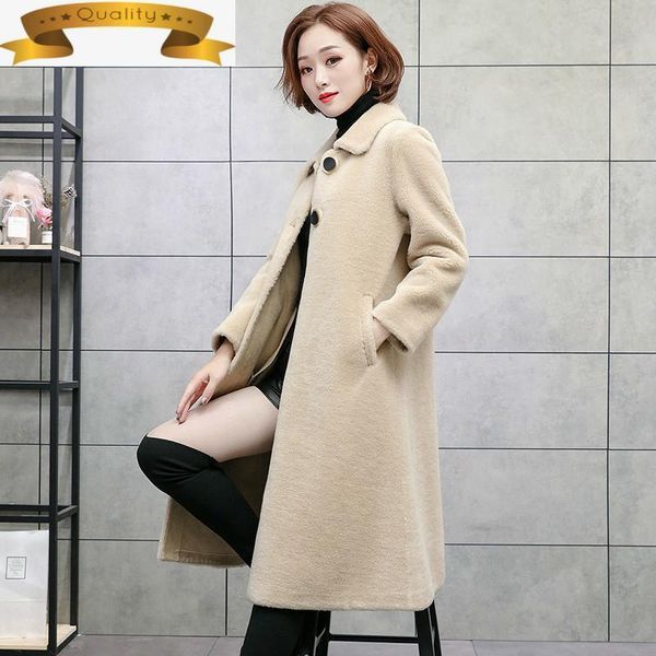 women's fur & faux 100% real coat wool sheep shearling coats women winter jacket female korean fashion jackets abrigo mujer yc1172 yy48, Black
women's fur & faux 100% real coat wool sheep shearling coats women winter jacket female korean fashion jackets abrigo mujer yc1172 yy48, Black