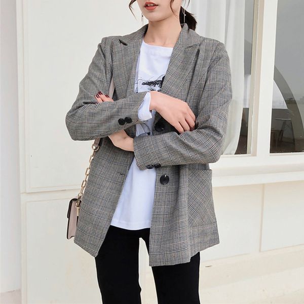 2021 new spring autumn women's blazers plaid pockets single breasted formal jackets notched outerwear jk1243 xf2p, White;black
2021 new spring autumn women's blazers plaid pockets single breasted formal jackets notched outerwear jk1243 xf2p, White;black