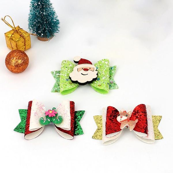 hair accessories stylish snowman elk pattern hairpins xmas bow festival lovely cute adorable santa claus hairclips for party, Slivery;white
hair accessories stylish snowman elk pattern hairpins xmas bow festival lovely cute adorable santa claus hairclips for party, Slivery;white