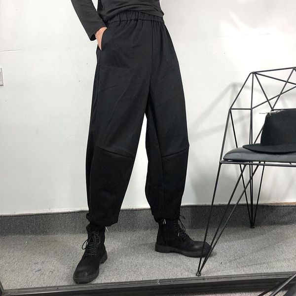 men's pants spring men's pure color elasticated waist loose contracted straight package casual fashion sports radish, Black
men's pants spring men's pure color elasticated waist loose contracted straight package casual fashion sports radish, Black