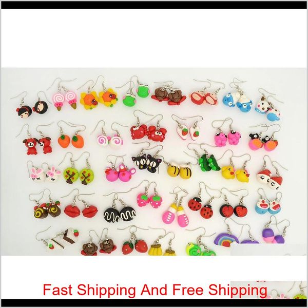 mixed lots colorful handmade 3d fimo polymer clay girl's women's dangle earrings gift fashion jewelry e0063 2imp8 ddrqu 0ykwx, Silver
mixed lots colorful handmade 3d fimo polymer clay girl's women's dangle earrings gift fashion jewelry e0063 2imp8 ddrqu 0ykwx, Silver