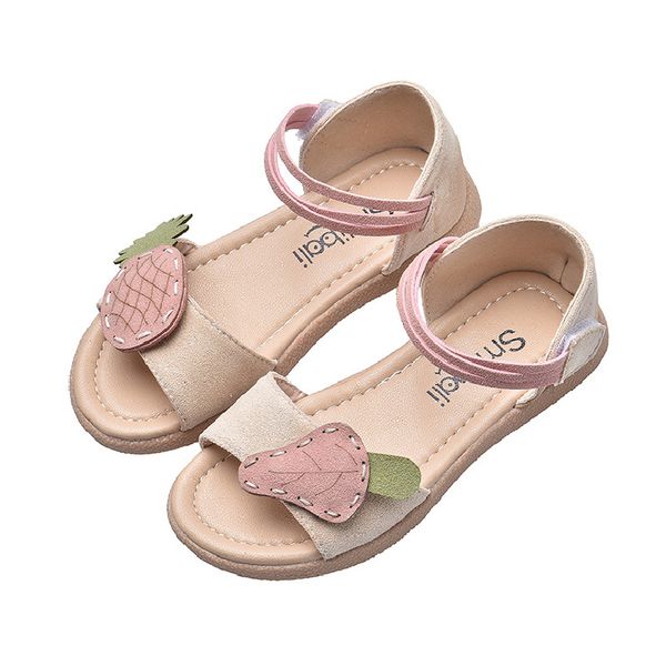 Kids Sandals Girls Sandals Children Summer Shoes 2021 New Hot Pineapple Princess Sweet Soft Flock Leather Sandals With Leaf, Beige
Kids Sandals Girls Sandals Children Summer Shoes 2021 New Hot Pineapple Princess Sweet Soft Flock Leather Sandals With Leaf, Beige