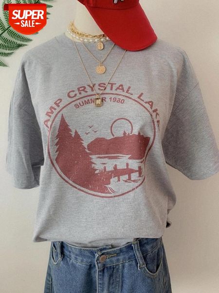 sunfiz YF Cotton Casual Women's T-shirt Top Fashion Short-sleeve Camp Crystal Lake Women's T Shirt #PE4R, White
sunfiz YF Cotton Casual Women's T-shirt Top Fashion Short-sleeve Camp Crystal Lake Women's T Shirt #PE4R, White