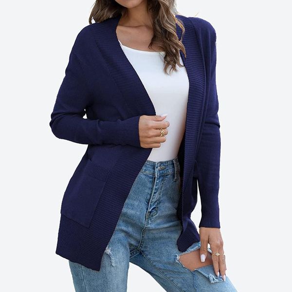 women's knits & tees solid color slim knitting cardigans with pockets female casual lightweight open front cardigan sweaters coats, White
women's knits & tees solid color slim knitting cardigans with pockets female casual lightweight open front cardigan sweaters coats, White