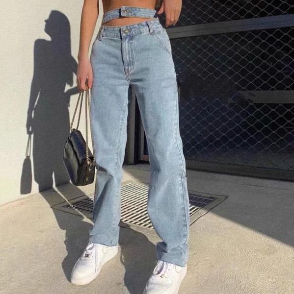 mom jeans straight pants washed high waist hollow-out women casual boyfriends cowboy vintage wide leg trousers 2021 new, Blue
mom jeans straight pants washed high waist hollow-out women casual boyfriends cowboy vintage wide leg trousers 2021 new, Blue