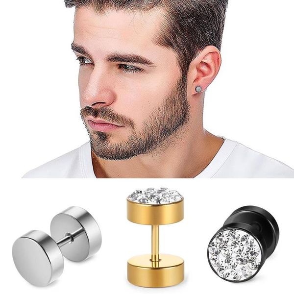 stud stainless steel mens earrings black/gold/silver color for boys czech crystals ear plug studs piercing jewelry, Golden;silver
stud stainless steel mens earrings black/gold/silver color for boys czech crystals ear plug studs piercing jewelry, Golden;silver