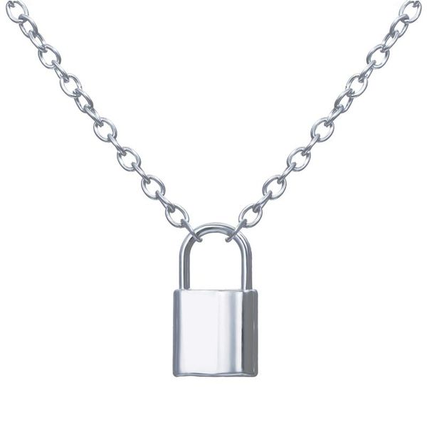 pendant necklaces punk chain silver color with lock necklace for women men padlock 2021 statement gothic fashion jewelry
pendant necklaces punk chain silver color with lock necklace for women men padlock 2021 statement gothic fashion jewelry